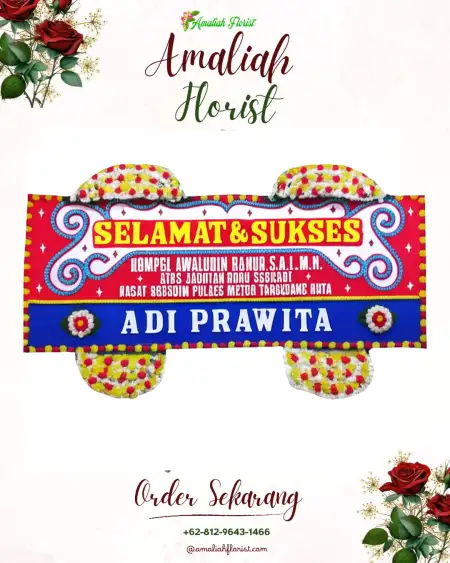 Papan Bunga Ucapan Selamat Kunir Kidul